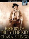Cover image for History of 'Billy the Kid'
